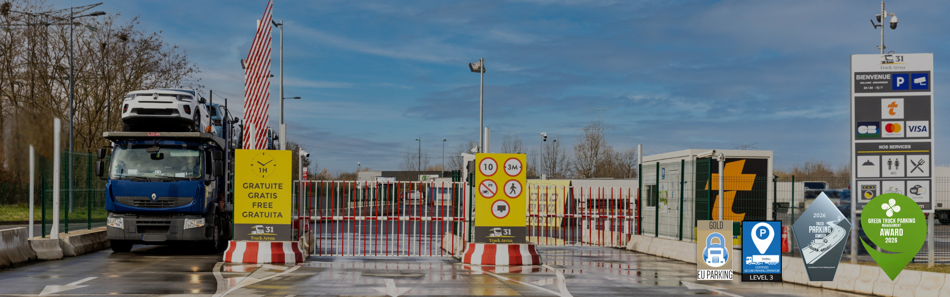Parking poids lourds sécurisé Truck Arena 31 Toulouse Eurocentre