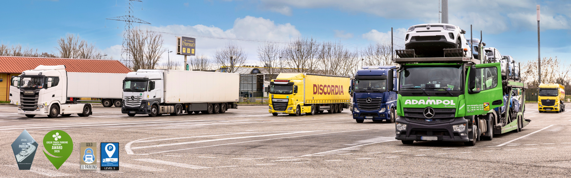 Parking poids lourds sécurisé Truck Arena 31 Toulouse Eurocentre