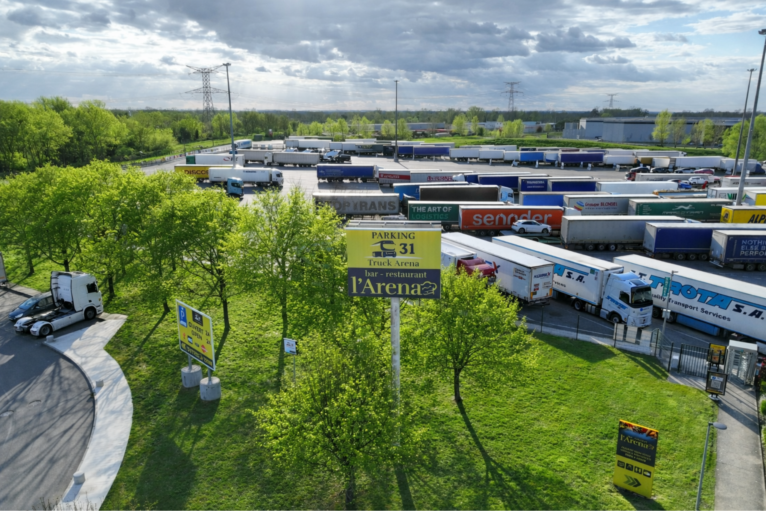 Parking poids lourds sécurisé Truck Arena 31 Toulouse Eurocentre