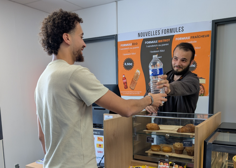 Une boisson offerte à notre station-service de Toulouse Eurocentre